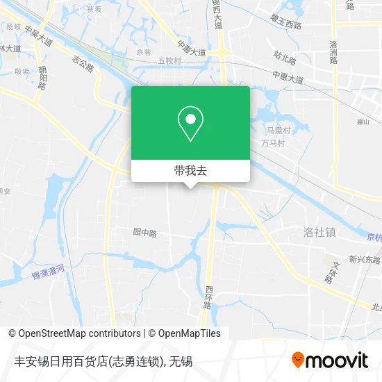 丰安锡日用百货店(志勇连锁)地图