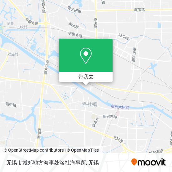 无锡市城郊地方海事处洛社海事所地图