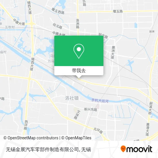 无锡金展汽车零部件制造有限公司地图