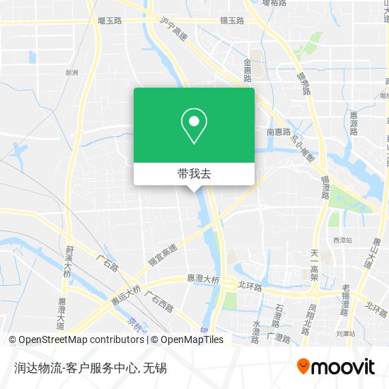 润达物流-客户服务中心地图