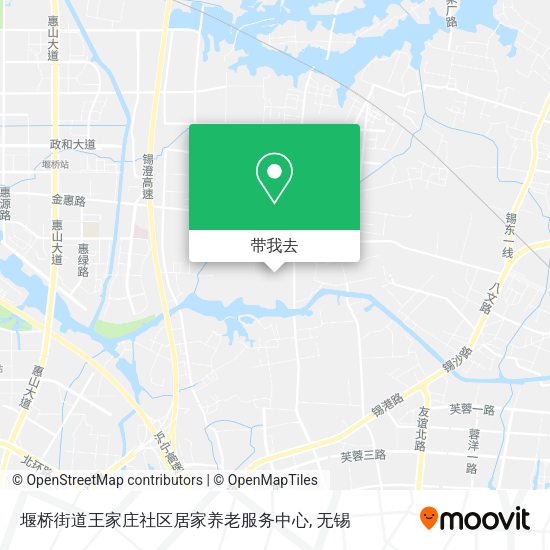 堰桥街道王家庄社区居家养老服务中心地图