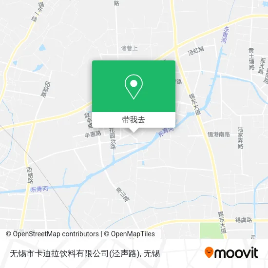 无锡市卡迪拉饮料有限公司(泾声路)地图