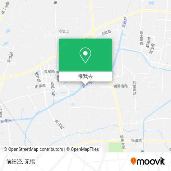前细泾地图
