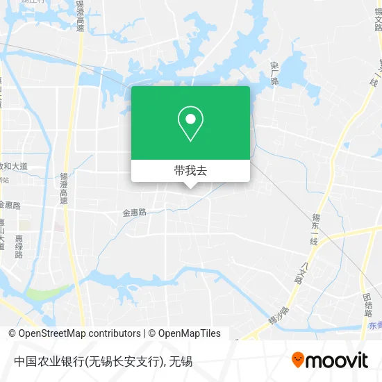 中国农业银行(无锡长安支行)地图