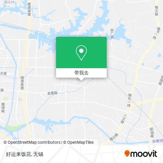 好运来饭店地图