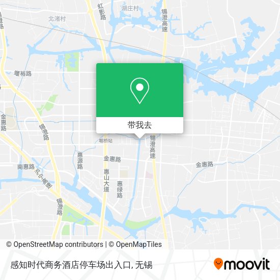 感知时代商务酒店停车场出入口地图