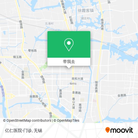 亿仁医院-门诊地图