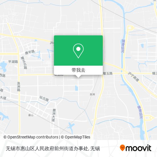 无锡市惠山区人民政府前州街道办事处地图
