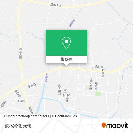 依林宾馆地图