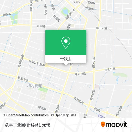 叙丰工业园(新锦路)地图