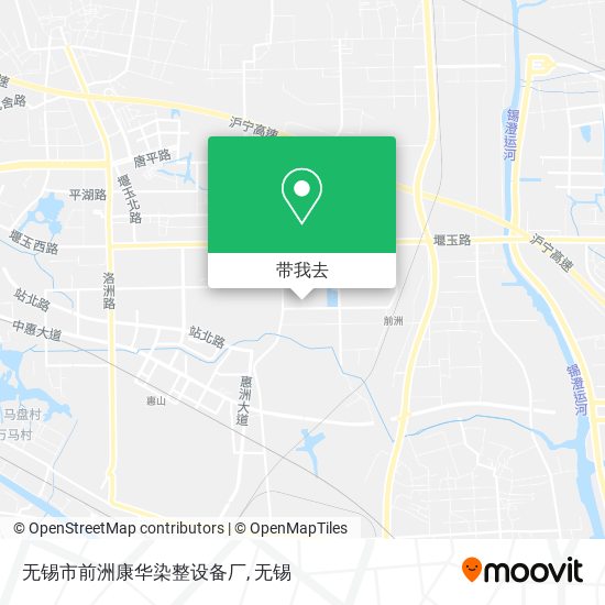 无锡市前洲康华染整设备厂地图