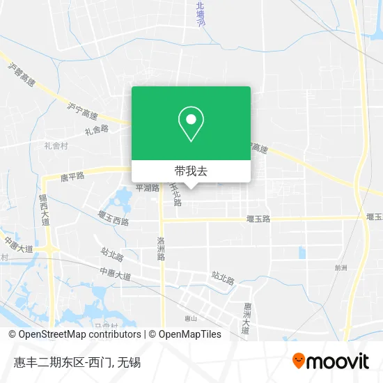 惠丰二期东区-西门地图