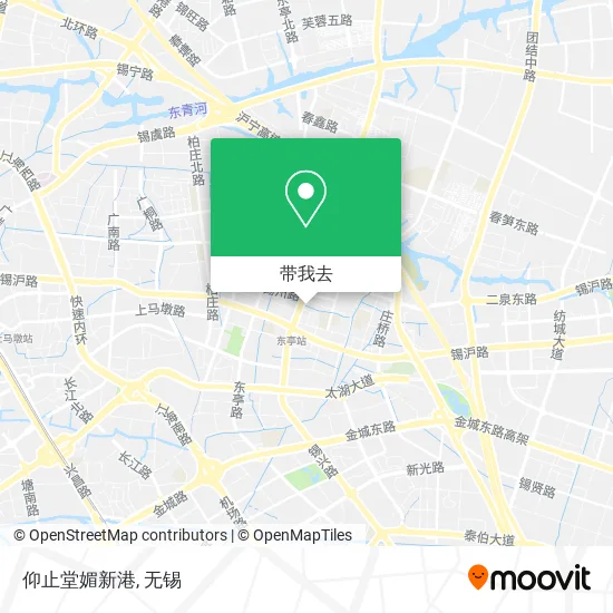 仰止堂媚新港地图