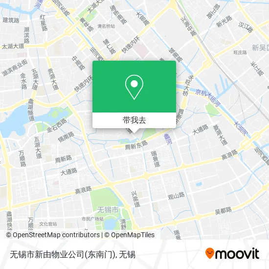 无锡市新由物业公司(东南门)地图