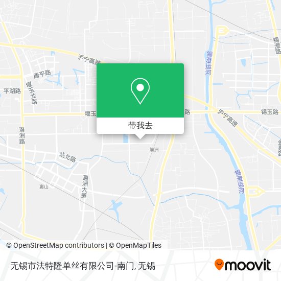 无锡市法特隆单丝有限公司-南门地图