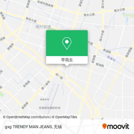 gxg TRENDY MAN JEANS地图