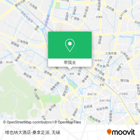 维也纳大酒店-桑拿足浴地图