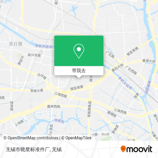 无锡市晓星标准件厂地图