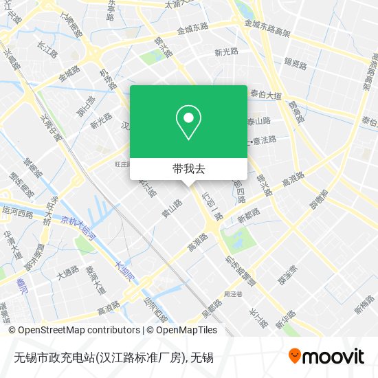 无锡市政充电站(汉江路标准厂房)地图