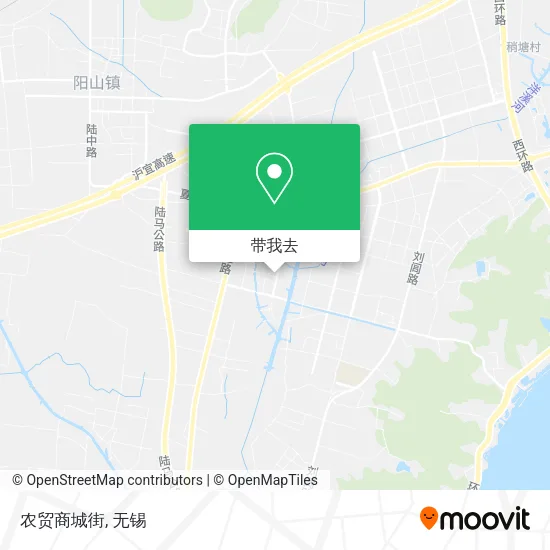 农贸商城街地图