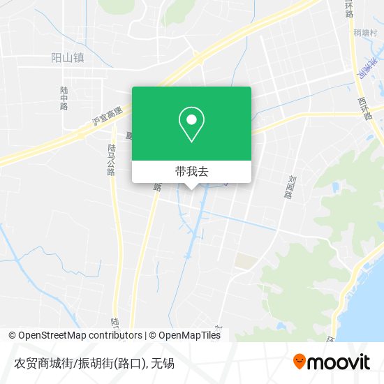 农贸商城街/振胡街(路口)地图