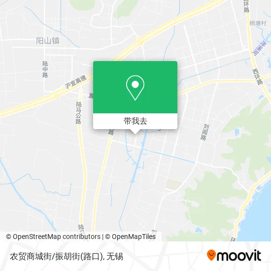 农贸商城街/振胡街(路口)地图