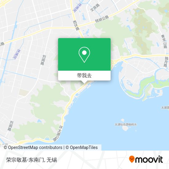 荣宗敬墓-东南门地图