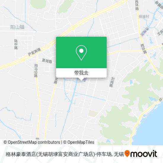 格林豪泰酒店(无锡胡埭富安商业广场店)-停车场地图