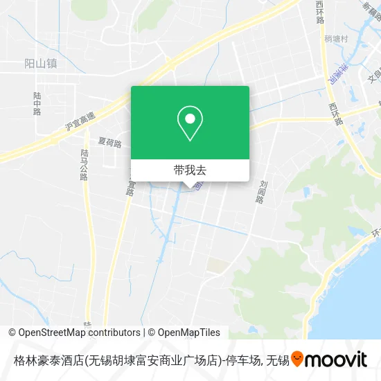 格林豪泰酒店(无锡胡埭富安商业广场店)-停车场地图