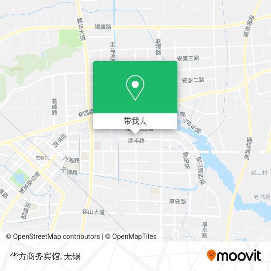 华方商务宾馆地图