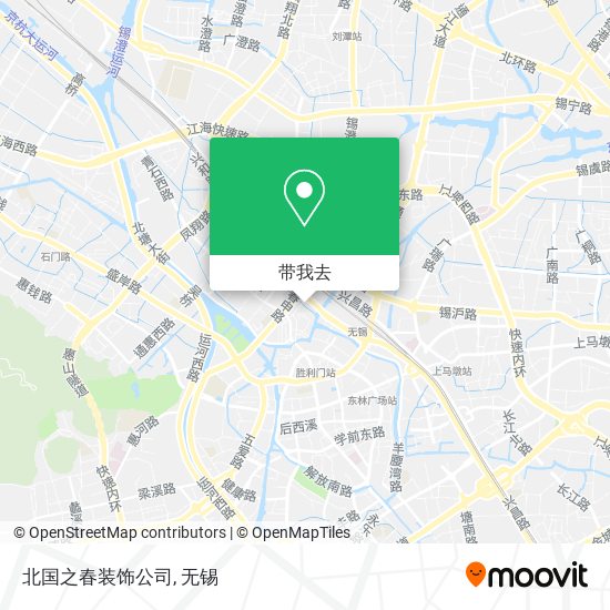 北国之春装饰公司地图