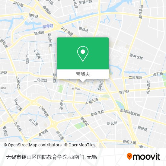 无锡市锡山区国防教育学院-西南门地图