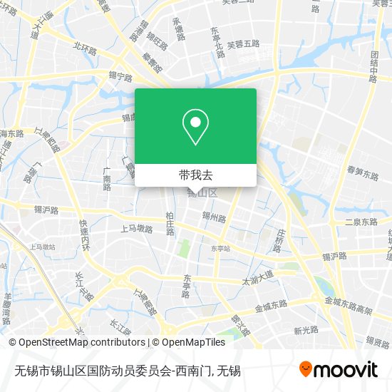 无锡市锡山区国防动员委员会-西南门地图