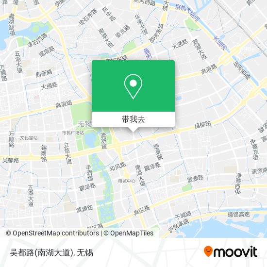 吴都路(南湖大道)地图