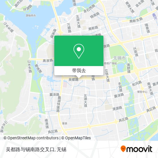 吴都路与锡南路交叉口地图