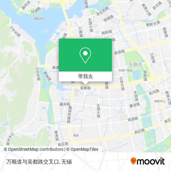 万顺道与吴都路交叉口地图