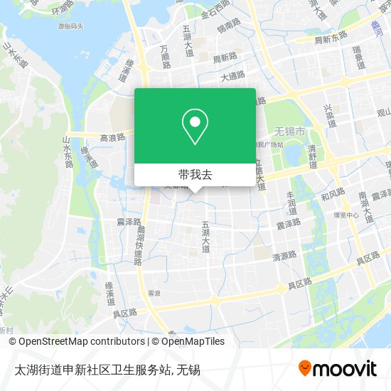 太湖街道申新社区卫生服务站地图