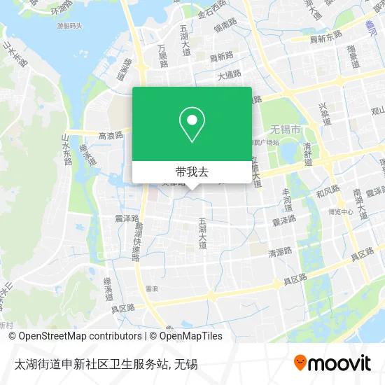 太湖街道申新社区卫生服务站地图