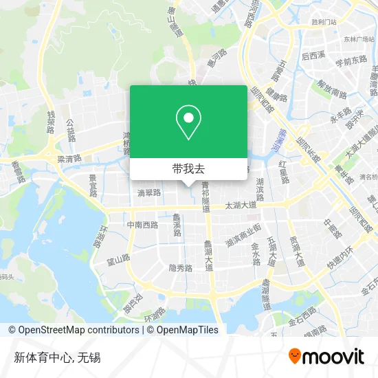 新体育中心地图