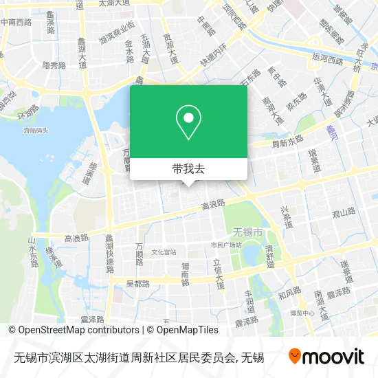 无锡市滨湖区太湖街道周新社区居民委员会地图