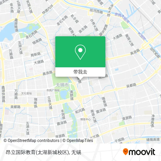 昂立国际教育(太湖新城校区)地图