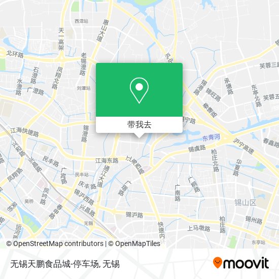 无锡天鹏食品城-停车场地图