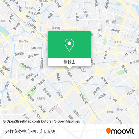 兴竹商务中心-西北门地图
