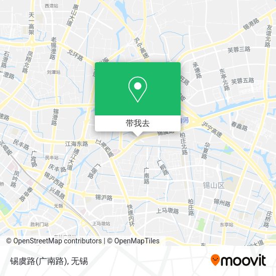 锡虞路(广南路)地图
