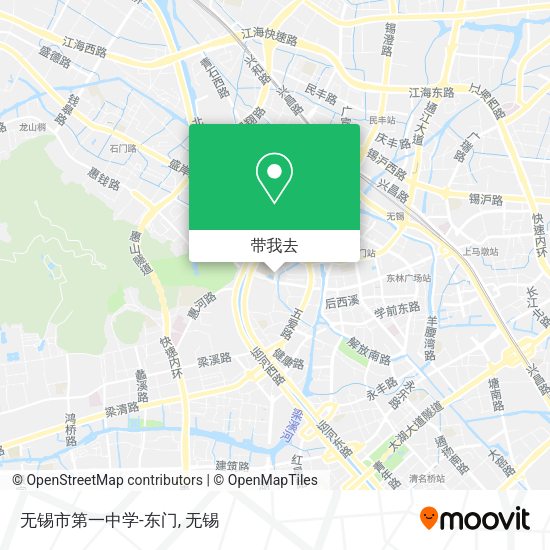 无锡市第一中学-东门地图