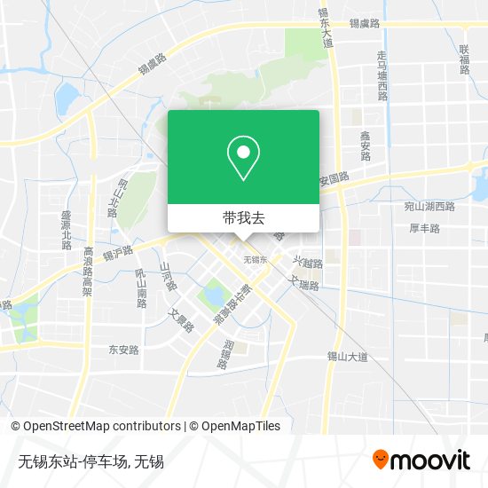 无锡东站-停车场地图