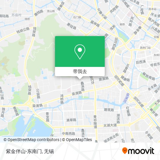 紫金伴山-东南门地图