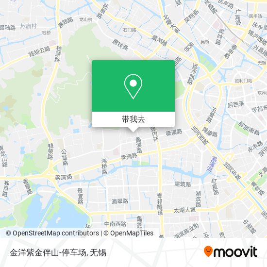 金洋紫金伴山-停车场地图
