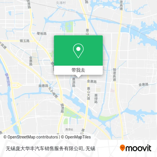 无锡庞大华丰汽车销售服务有限公司地图