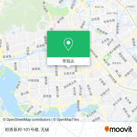 稻香新村-101号楼地图